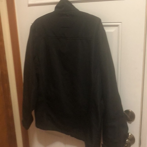 L FleeceLinedGap blackathleticjacket  2 inner&3 outer pockets❤️Likeit4price drop - Picture 9 of 16